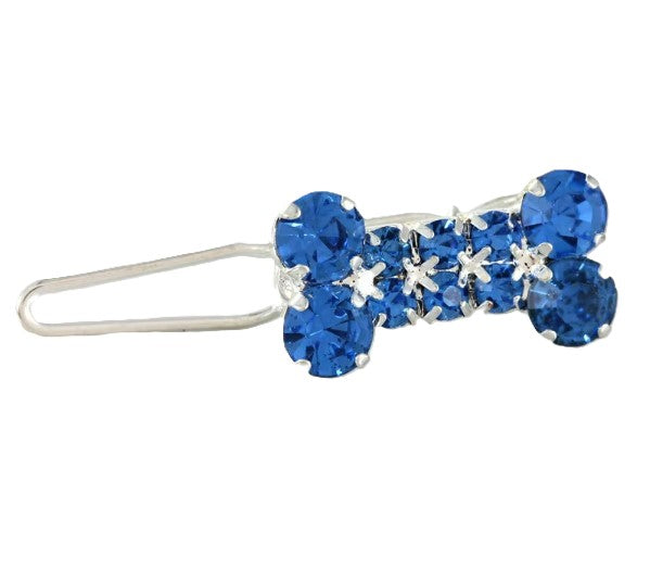 Bone Rhinestones Hair Clip