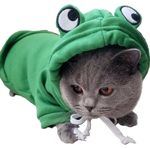 Hoodie Green Frog