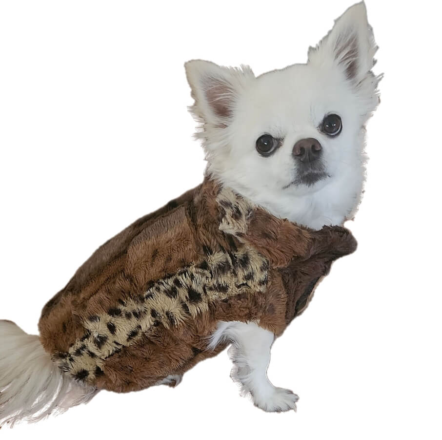 Coat Faux Fur Gangsta