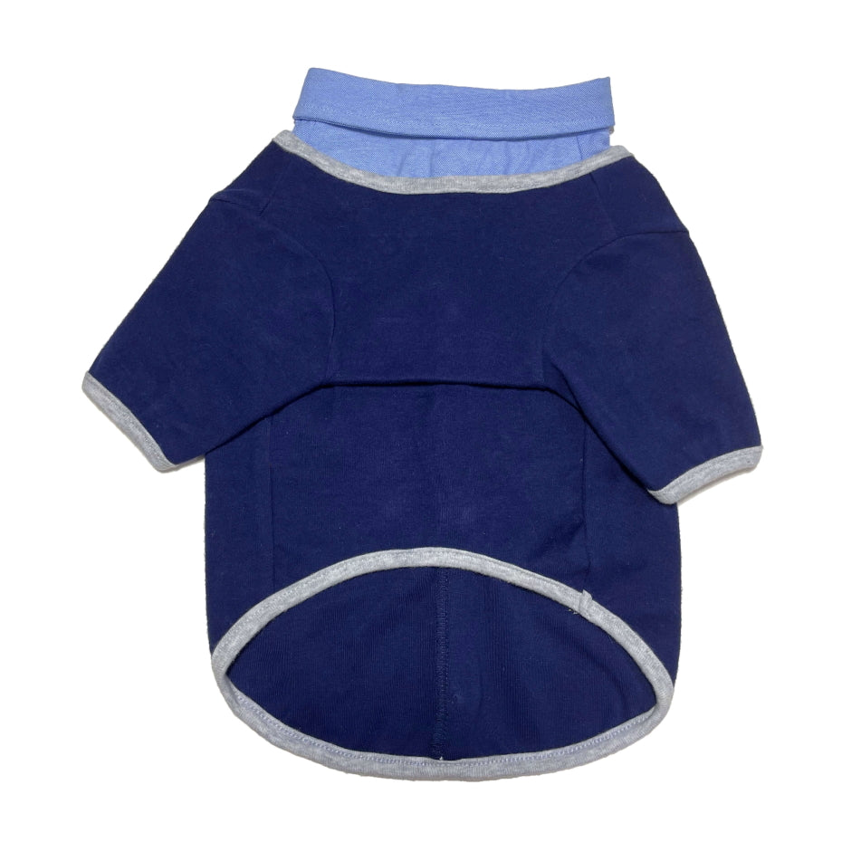 Shirt Blue Preppy with Jacket and Bowtie