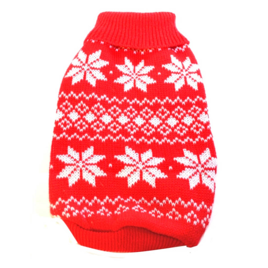 Sweater Red Snow