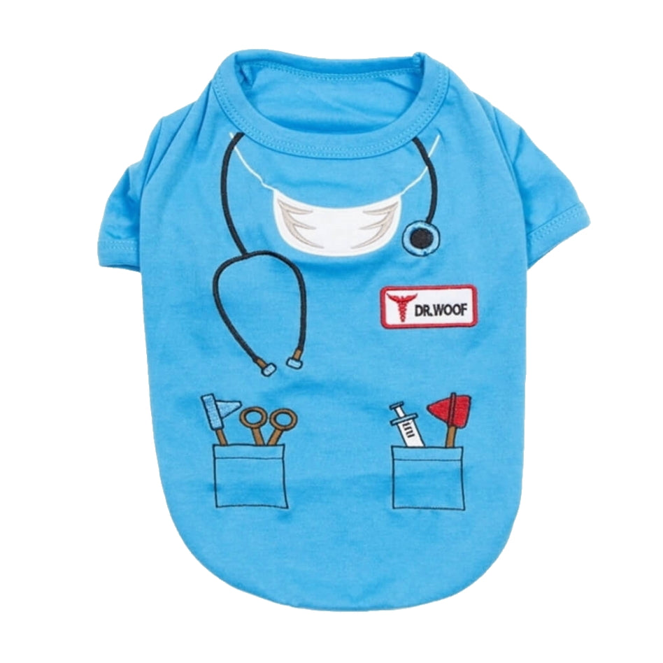 Shirt Blue Dr Woof