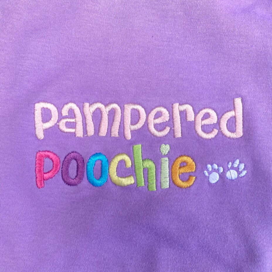 Shirt Purple Pampered Poochie