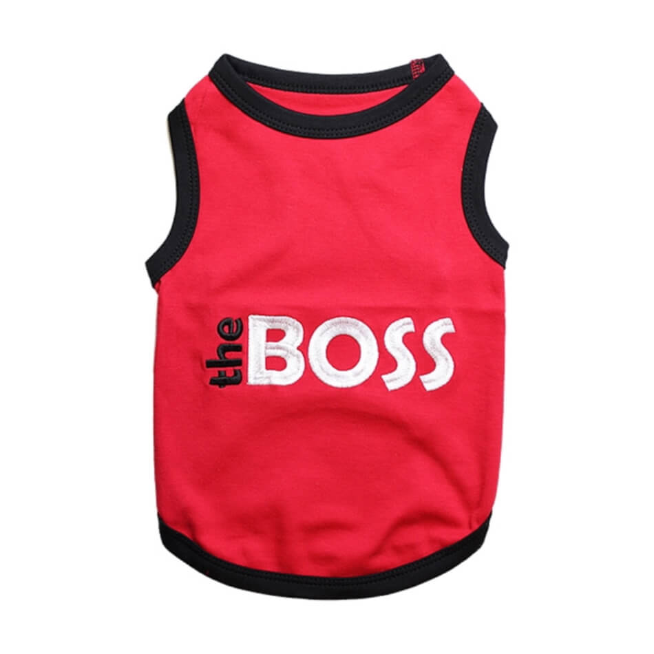 Shirt Red The Boss