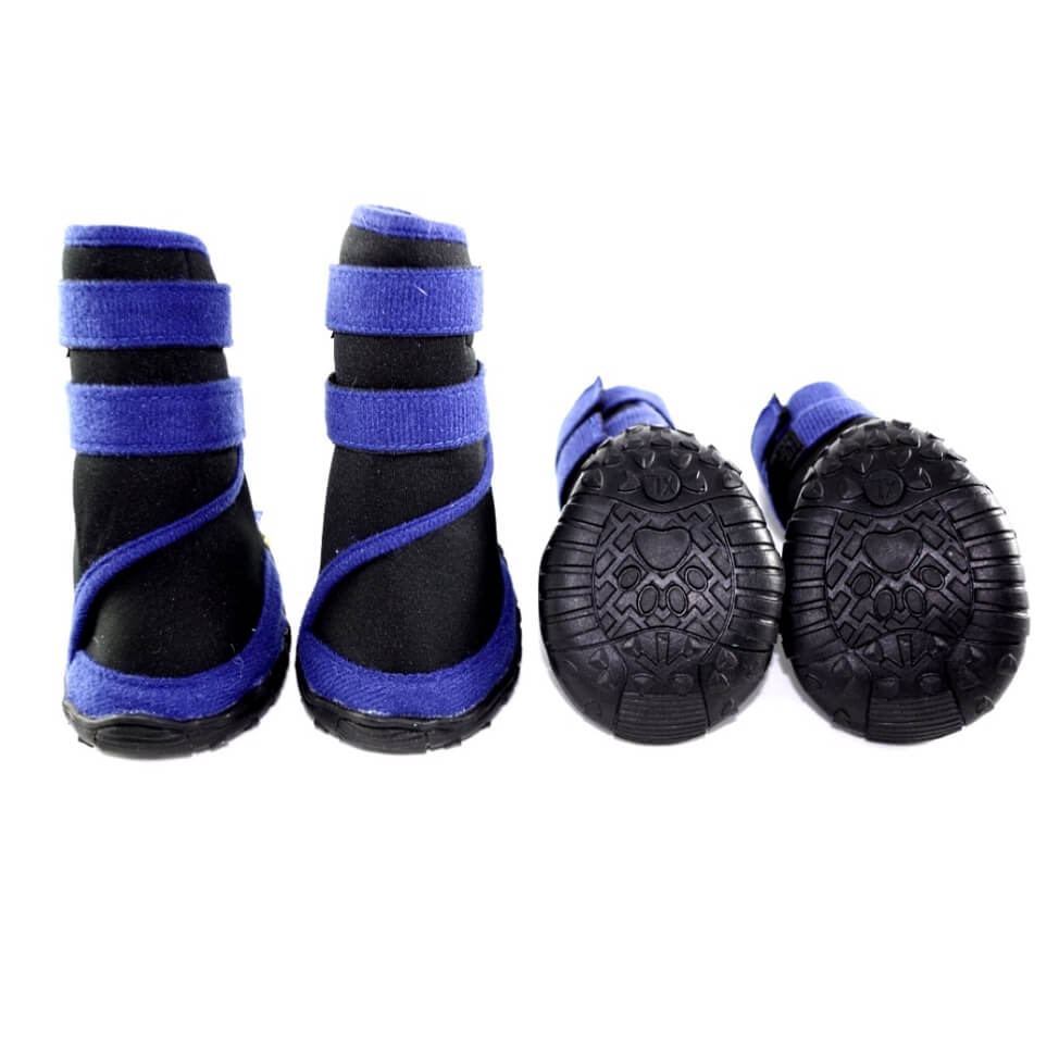 Small Paw Non-Skid Shoes Waterproof Blue