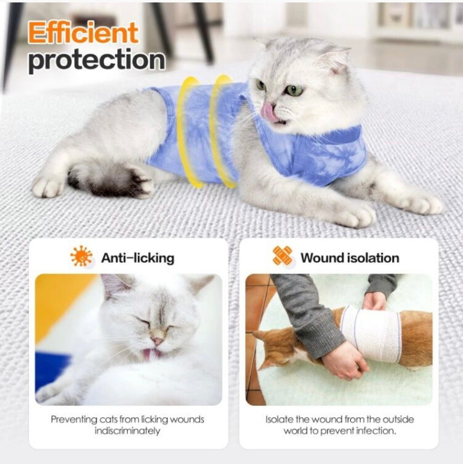 Cat Medical Recovery Jumpsuit