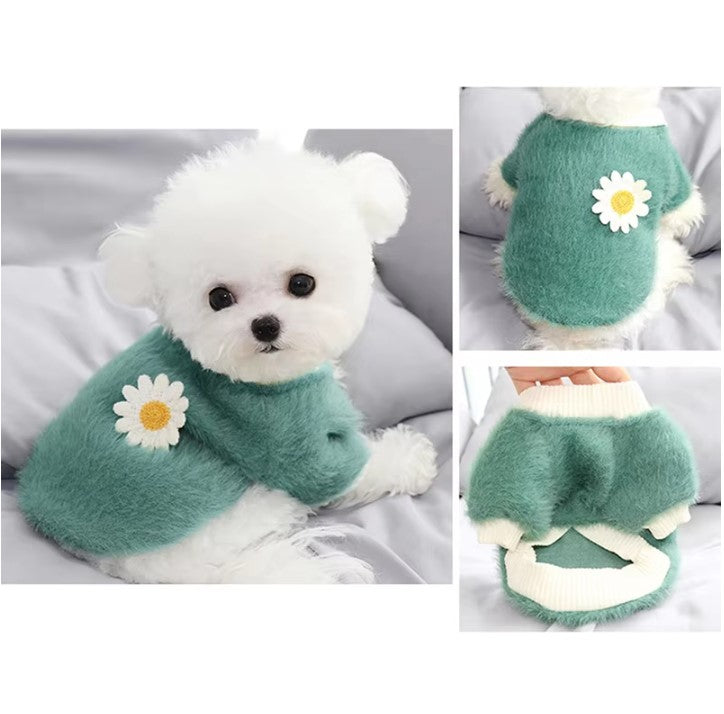 Sweater Fleece Plush Daisy