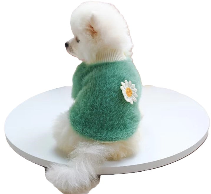 Sweater Fleece Plush Daisy