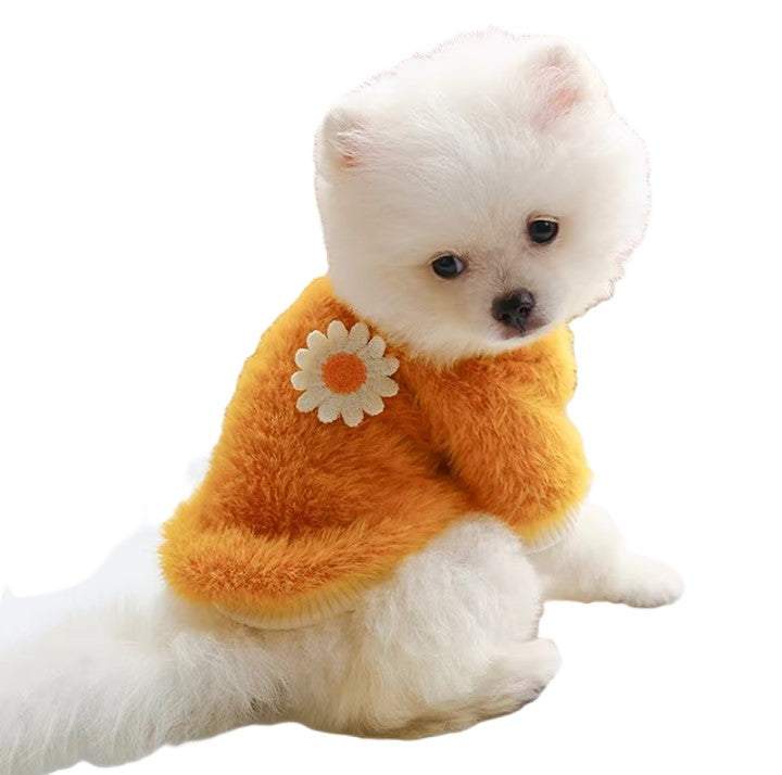 Sweater Fleece Plush Daisy