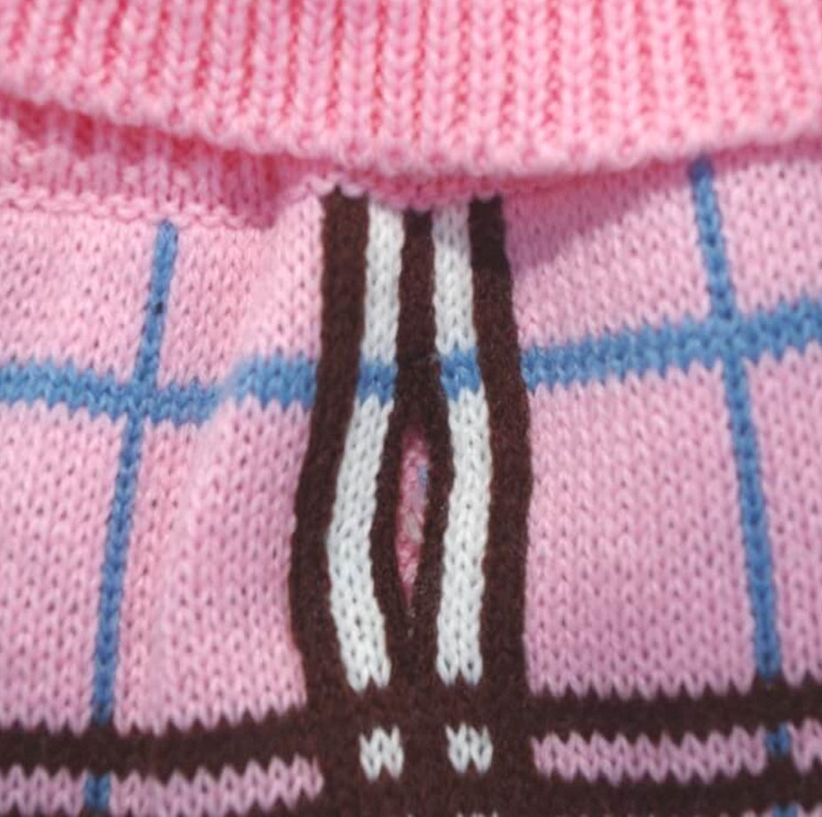 Sweater Pink Check