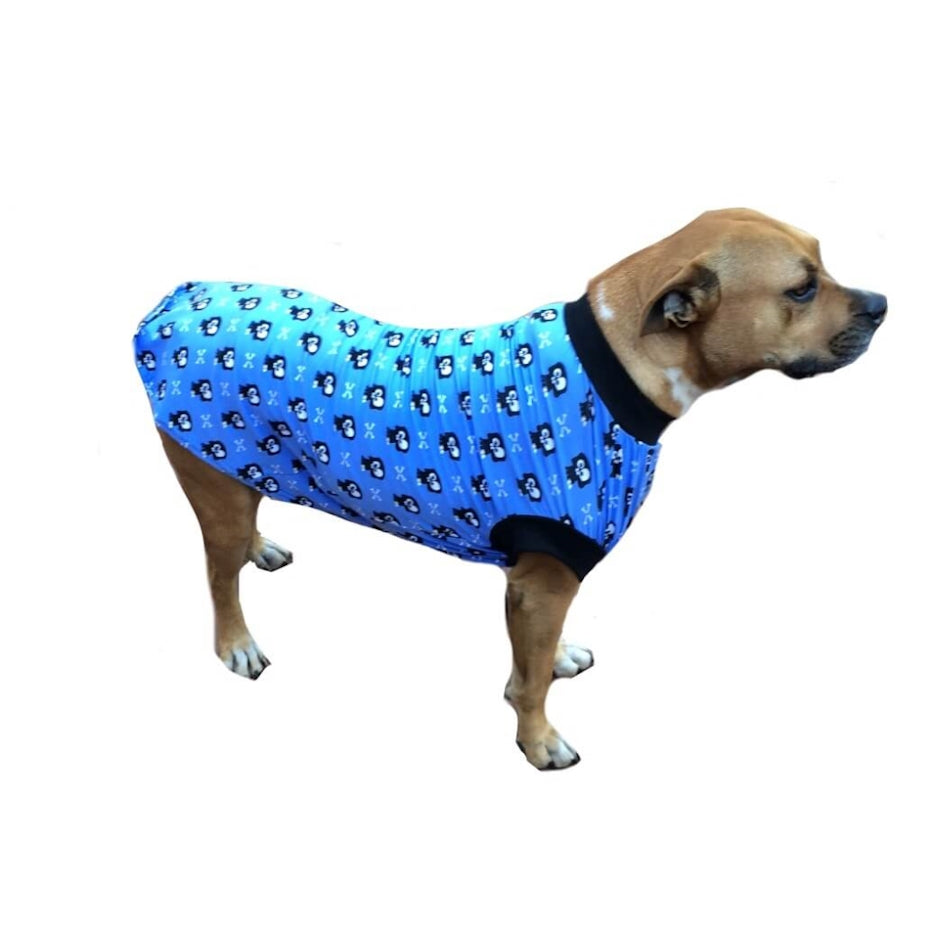 Shirt Blue Crazy Skulls