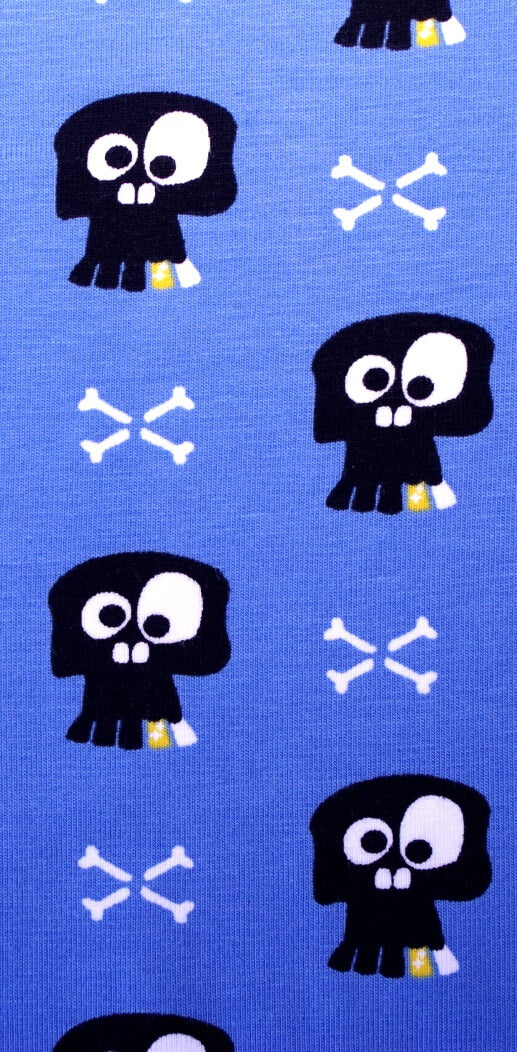 Shirt Blue Crazy Skulls