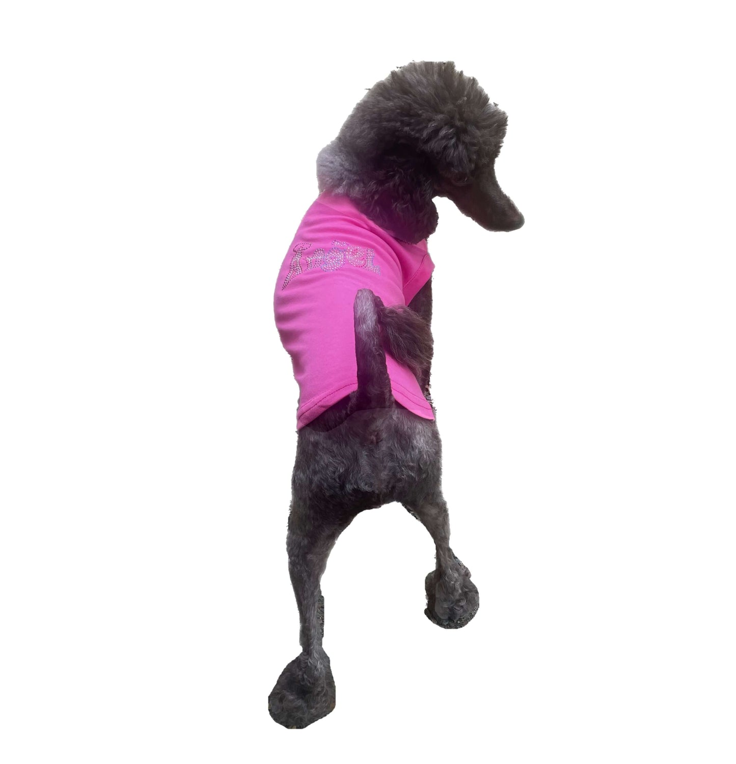 Shirt Pink Rhinestone Angel