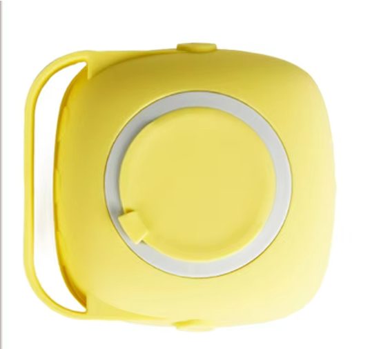 Soft Massage Bath Brush Dispenses Shampoo