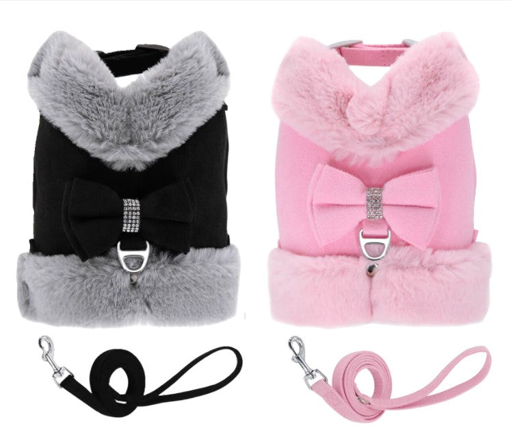 Harness Fur Trim with Lead