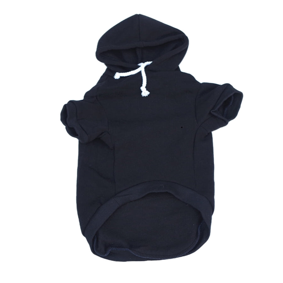 Hoodie Fleece Black Security V1