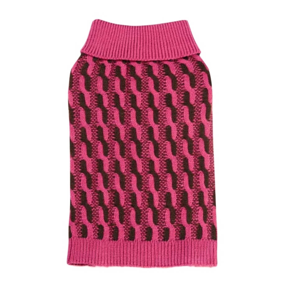 Sweater Pink Cable Twist