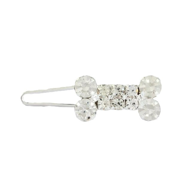 Bone Rhinestones Hair Clip