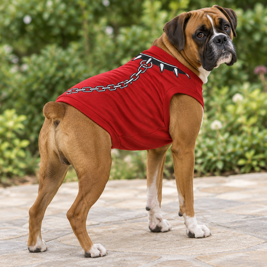 Shirt Red Tough Dude