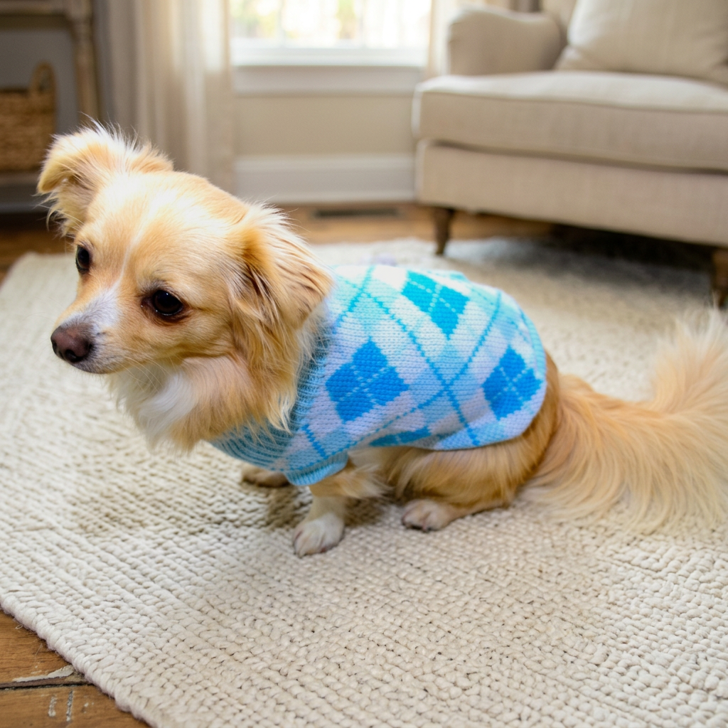 Sweater Plaid Knit