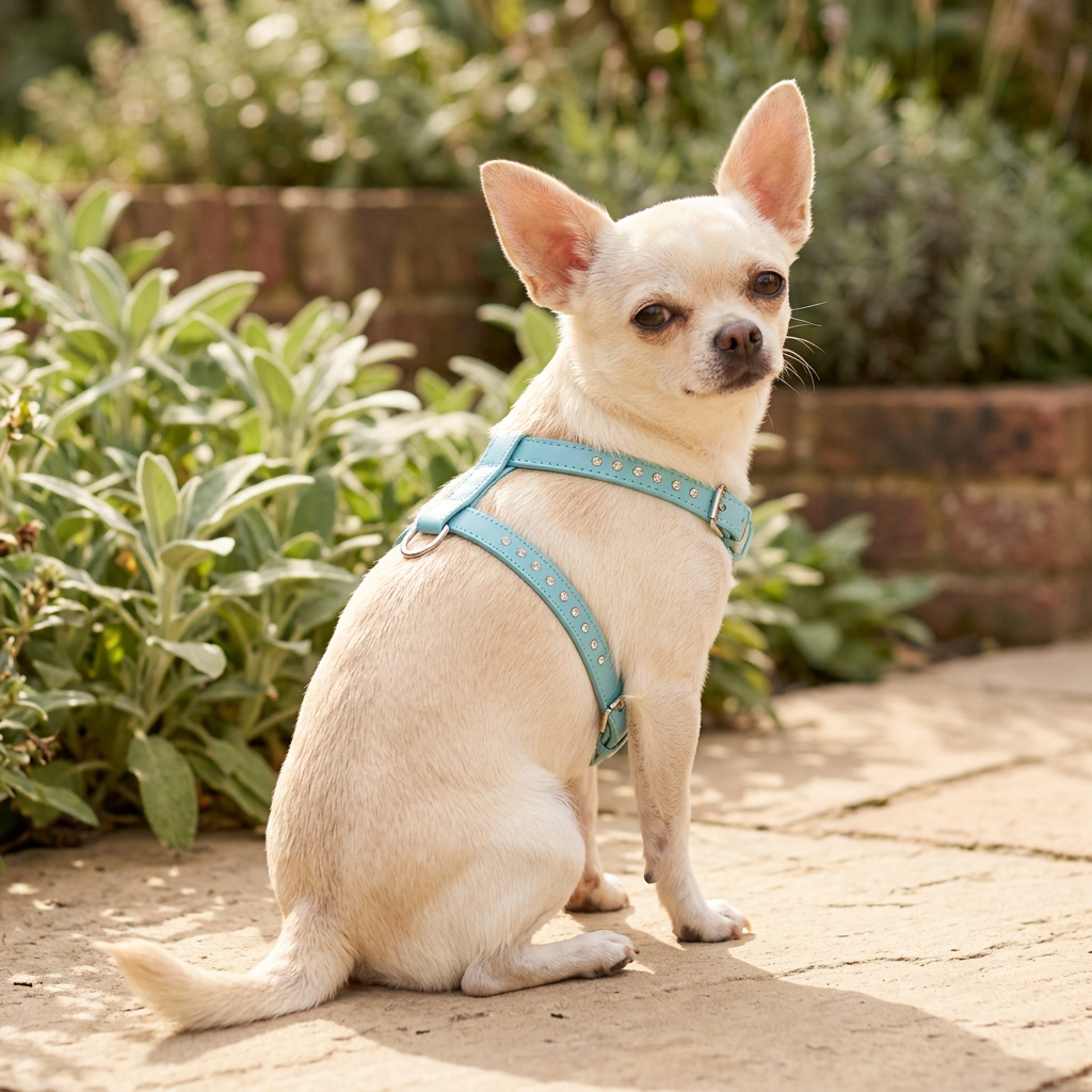 Harness Blue Rhinestone