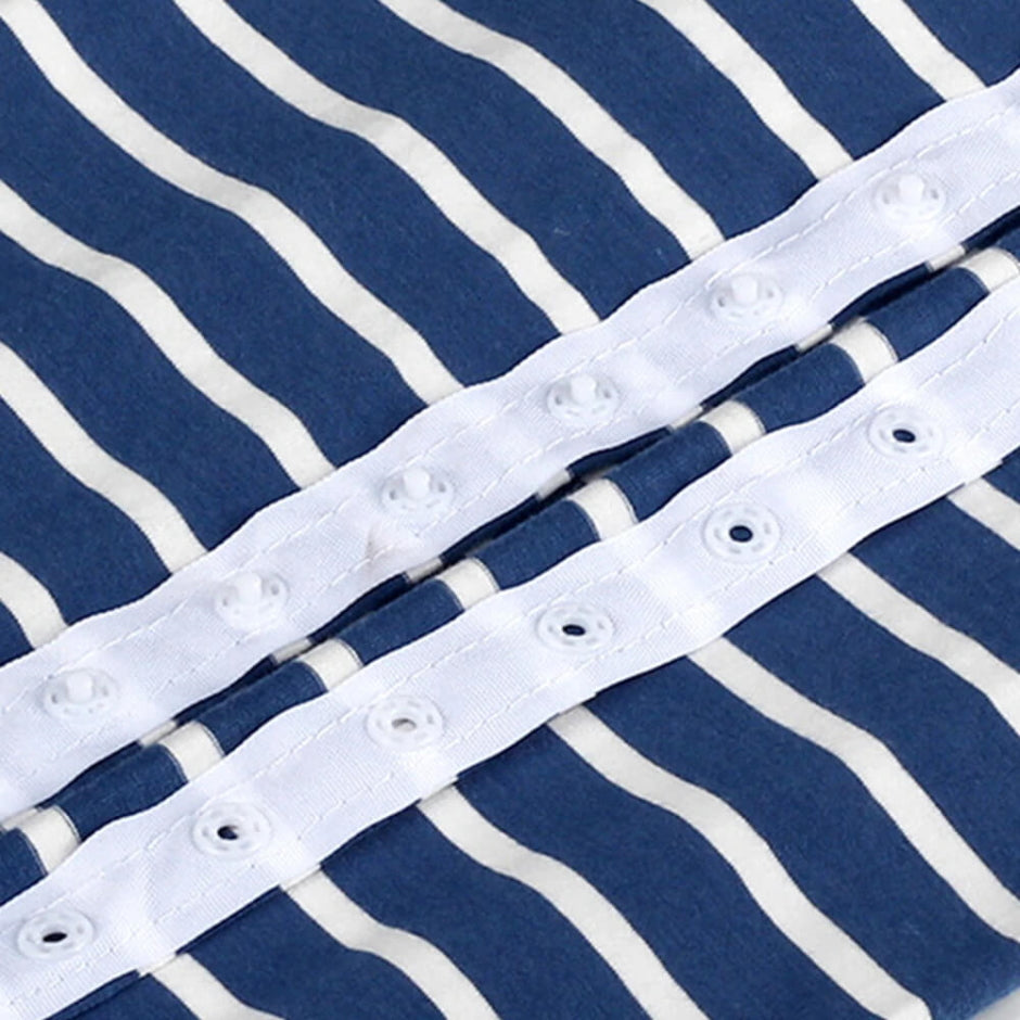 Dog Medical Recovery Jumpsuit Stripes