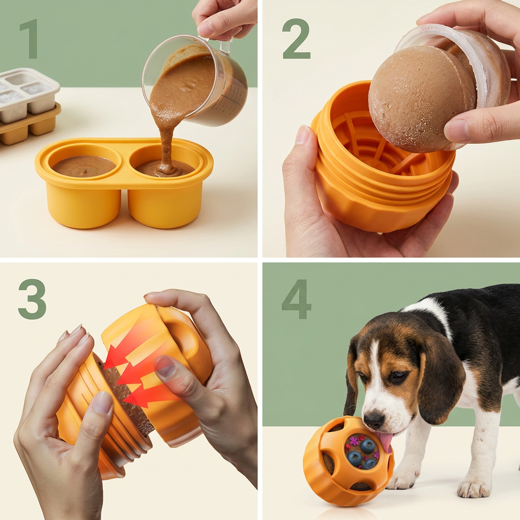 Enrichment Dog Treat Toy with Tray