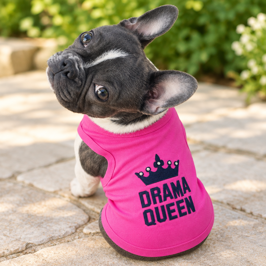 Shirt Hot Pink Rhinestone Drama Queen