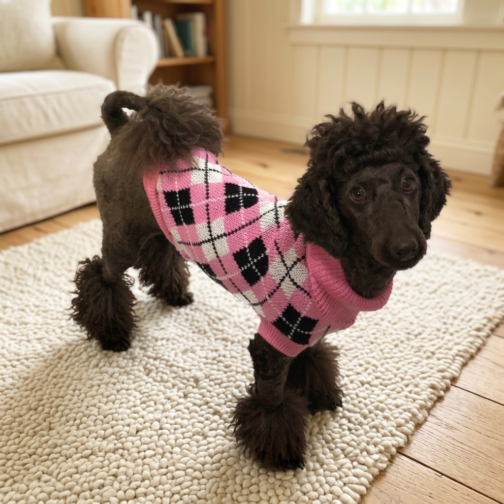 Sweater Plaid Knit