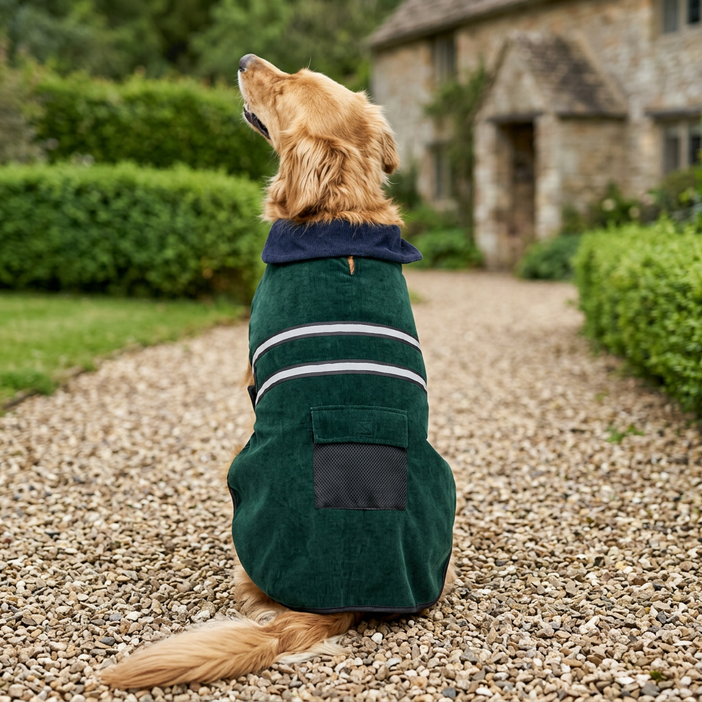 Coat Reflective Green
