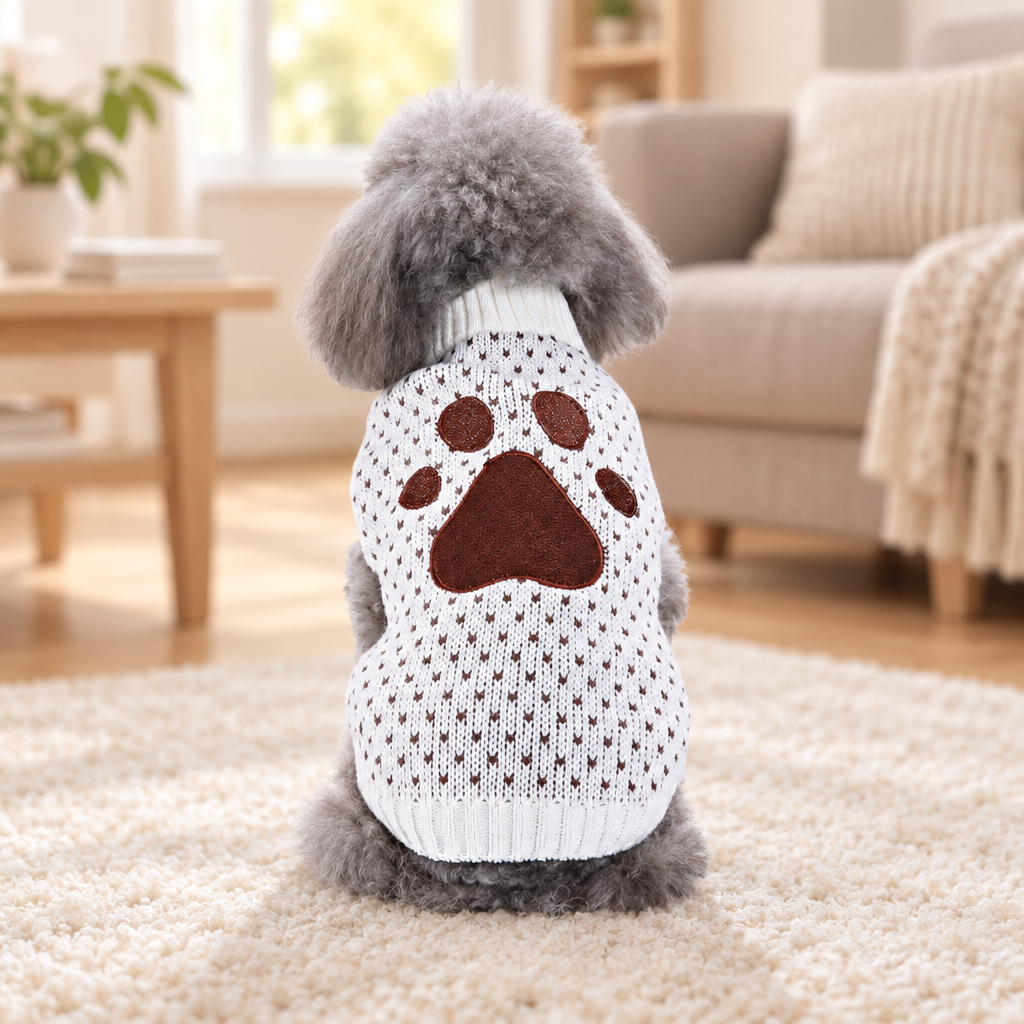 Sweater Paw Patch Knit