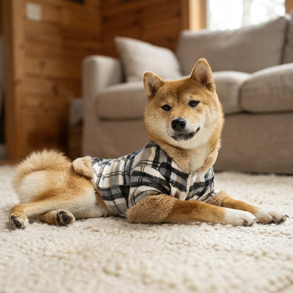 Coat Plush Fleece Plaid