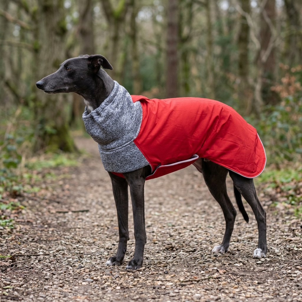 Coat Greyhound Whippet Red