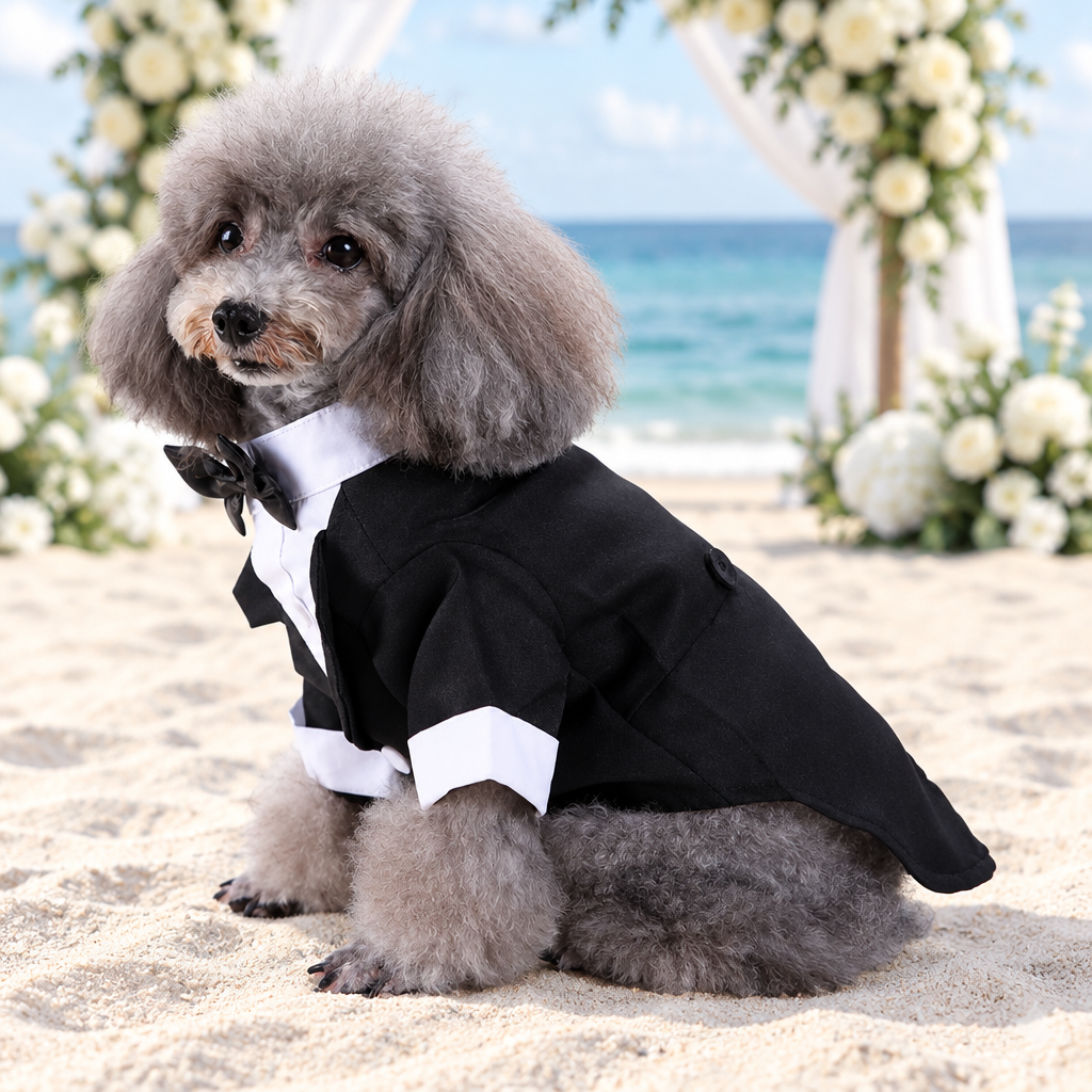Tuxedo Black Jacket with White Shirt & Bowtie