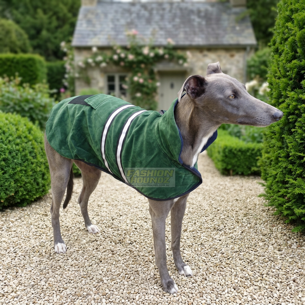 Coat Reflective Green