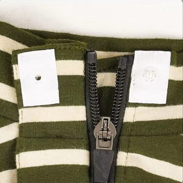 Pyjamas Jumpsuit Earthy Stripes