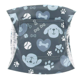 Dog Belly Band Wrap Blue Pups