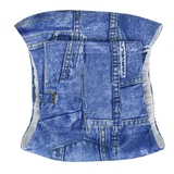 Dog Belly Band Wrap Denim Print