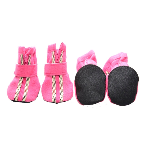 Small Dog Pink Slipper Shoes