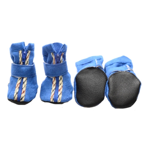 Small Dog Blue Slipper Shoes