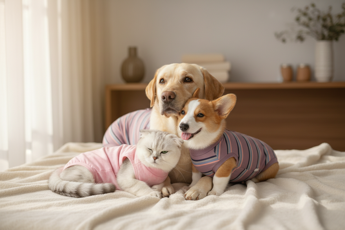 Medical Recovery Jumpsuits for Dogs and Cats: A Comfortable and Practical Alternative to the Cone
