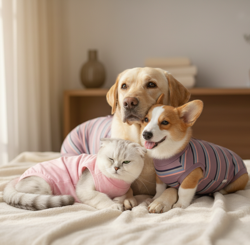 Medical Recovery Jumpsuits for Dogs and Cats: A Comfortable and Practical Alternative to the Cone
