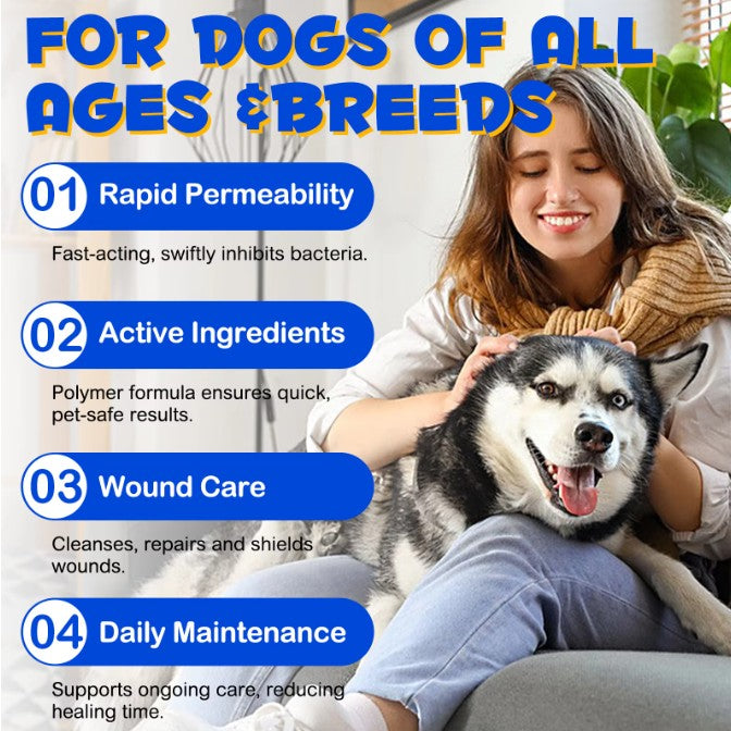 Disinfects Pet Wound Care Spray