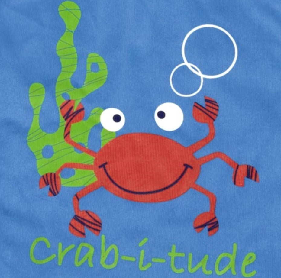 Rash Shirt Blue Crab Sun Protection 40+ SPF