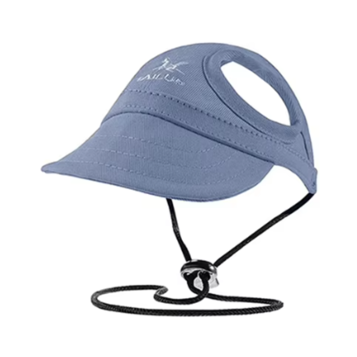 Cap with Heart Ear Holes & Chin Strap