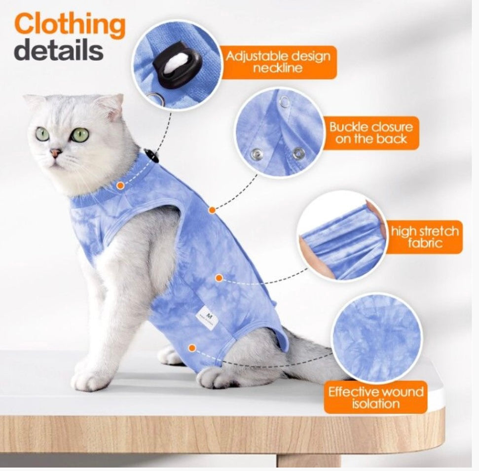 Cat Medical Recovery Jumpsuit
