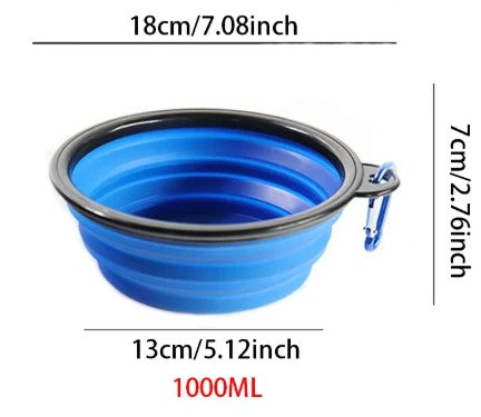 Collapsible Silicone Pet Bowl