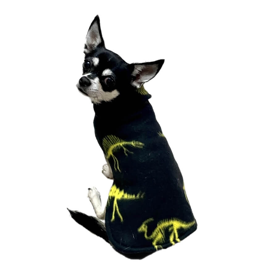 Coat Fleece Black Night at the Musuem