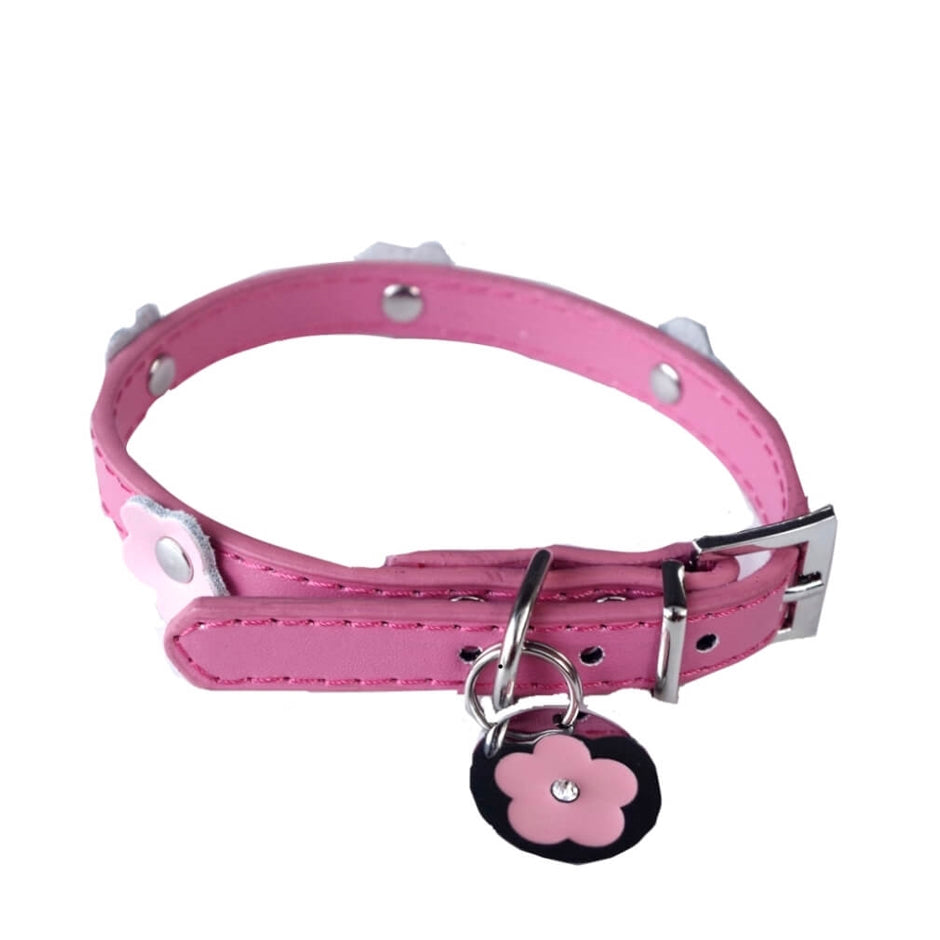 Collar Pink Flowers