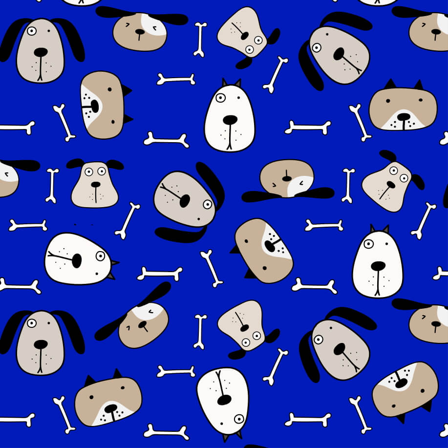 Belly Band Wrap Blue Houndz